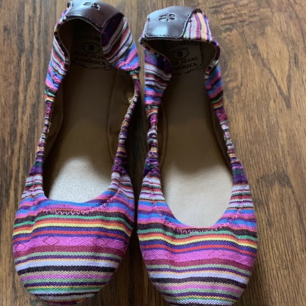 Lucky Brand Emmie Ballet Flats Multicolored Size 8